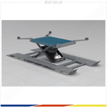 Preview: Herkules Karosseriehebebühne AirgoMatic Compact 2810 DUO